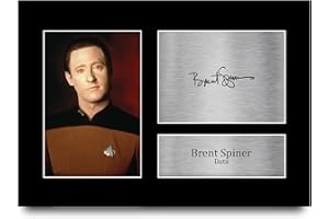 HWC Trading A4 Brent Spiner Star Trek Data Geschenke Gedruckt Signiert Autogramm Bild Für Fernsehshow Fans