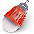 KASTWAVE Bug Bulb, 2 in 1 Camping Lantern, Electric Bug Zapper Light Bulb, Portable Waterproof, Mosquito, Gnat, Fly Killer, LED Tent Lamp, 360-400 nm UV, Indoor & Outdoor Bug Zapper, 1 Pack