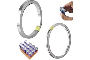 ZHYUAN 2Pcs 20M Nickelband Nickel Streifen,Vernickelte Stahlband,Reines Nickel Platte,Nickel Platte Band,Batterie Nickelstreifen,Nickel beschichtetes Stahlband,für Batterie und Punktschweißen