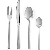 Russell Hobbs RH00023 Cuberterías Completas, Cubertería De Mesa para 6 Personas, 24 Piezas, Cubiertos Vienna De Acero Inoxida