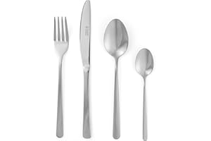 Russell Hobbs COMBO-2151 Vienna Deluxe Set posate, 48 pezzi, acciaio inox, 12 posizioni, finitura a specchio, posate per cena, regalo per nuovi proprietari, acciaio inox, 15 anni di garanzia