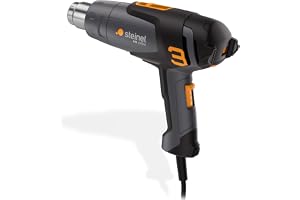 Steinel varmluftspistol HM 1920 E, 2000 W, värmepistol 80°-600°C | keramikvärmare, varmluftsfläkt för krympning, foliering, plastsvetsning