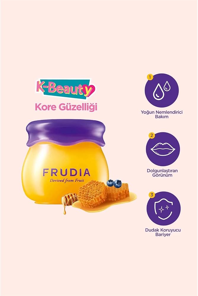 FRUDIA 8803348035718 Blueberry Nemlendirici Dudak Balmı 10 gr