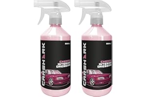 CARSHARK Cherry Interior Dressing 2 x 500ml Spray, Revive and Protect Vehicle's Interior Plastics and Vinyl