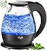 Produktbild Glas Design Wasserkocher blaue LED Innen Beleuchtung 2.000 Watt 1,5 Liter