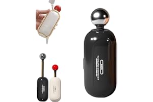 GENERIC 2 in 1 Eptchn Lint Roller Reusable,Reusable Sticky Roller,Enjoy Portable Lint Roller,Reusable Washable Lint Roller Pet Hair Remover,Portable Pet Hair Remover for Furniture (Black)