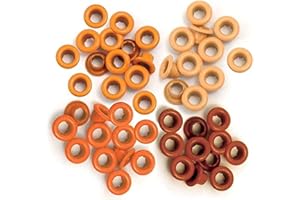 We R Memory Keepers Œillets pour Scrapbooking, de Couleur Orange, Format Standard