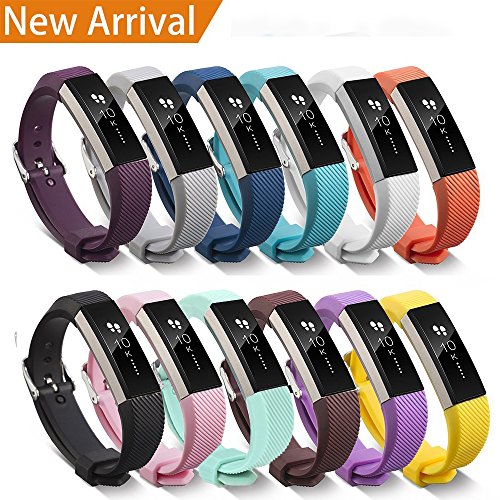 Neueste Fitbit Alta HR und Alta Armband, BeneStellar Einstellbar Köper Ersatz Armband für Fitbit Alta hr and Alta Band mit Metallschließe