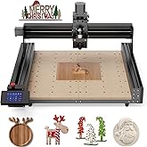 CNC Milling Machine Metal, TTC450 Laser Engraving Machine Working Area 460 x 460 mm, 90% Pre-Assembled Supports Laser Module,