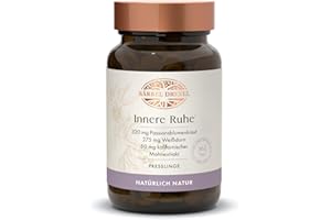 ‎BÄRBEL DREXEL Innere Ruhe Tabletten, spezieller Wirkstoffkomplex mit Passionsblume & Weißdorn-Extrakt (120 Stk) 100% natürliche Herstellung Deutschland, Erschöpfung Unruhe Beruhigung Entspannung BÄRBEL DREXEL®