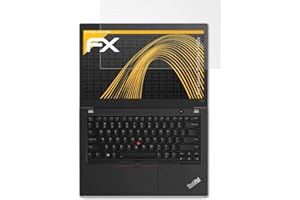 atFoliX Protecteur d'écran compatible avec Lenovo ThinkPad T480s Film Protection d'écran, antiréfléchissant et absorbant les chocs FX Film Protecteur (2X)