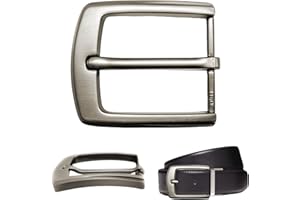 YUEJIESELECTED 1 Pezzo Fibbia per Cintura Uomo-Fibbia Metallo Regolabile-Fibbia per Cintura Donna-Ricambio per Cintura 38-40 mm-Fibbia Quadrata a Un Polo-Fibbia per Cintura di Ricambio-Accessorio per Uomo e Donna