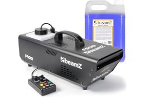 beamz F900 Fazer Haze Machine with 5L High-Density Fluid - Professional DJ Smoke Machine, Powerful Hazer Smoke Machine for Parties, Events, and Performances