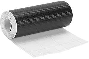 Nastro Adesivo in Fibra di Carbonio, Pellicola Adesiva in Fibra di Carbonio con Dettagli, Nastro Protettivo per Bagagliaio e cruscotto Teksome
