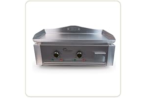 LITTLE BALANCE 8476 Aquitaine Pro Elektrische Grillplatte, Edelstahl