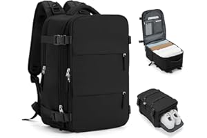 HPLQQ Zaino Bagaglio a Mano Ryanair 40x20x25 Zaino Aereo Borse da Cabina per Easyjet 45x36x20 Zaino da Viaggio donna, Borsa da Viaggio aereo Impermeabile Zaino Casual Porta PC
