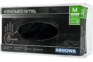 ARNOMED Support gant pour gants jetables, 1 support de gants jetables pour 1 boîte, support mural pour gants jetables, distributeur de gants transparent en acrylique en 24,6 x 10,6 x 13,5cm