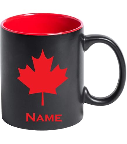 Kanada-Flaggen-Tasse Von TRIOSK – 330 Ml Keramikbecher Für Reisefans & Kanada-Liebhaber