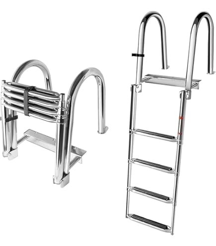 Scaletta D'emergenza Per Risalita A Bordo Da 114 Cm E 4 Gradini - Foto 11