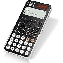 Calcolatrice Scientifica OSALO 417 Funzioni - Display Scritto, Solare E A Batteria - Foto 6