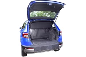 UK Custom Covers BL468 Tailored Waterproof Boot Liner Mat Black - To Fit Skoda Karoq 2017 Onwards