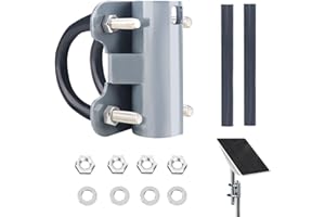 BSSMMAI Starlink zestaw montażowy, adapter, maszt antenowy, uchwyt rurowy, obejma masztowa, regulowany uchwyt U, adapter dla balkonu