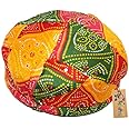 Western Era Kid's Rajasthani Traditional Pagdi Safa for Marriage Mehandi Holi Function Decoration for Kids (Small Size) (Pack of 1)