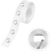 50 stuks NFC-tags NTAG215 NFC-chip NFC-stickers, mini NFC-tag stickers, Ntag215 NFC-kaart, met zelfklevende achterkant,Compatibel met TagMo iPhone en NFC apparaten504 bytes Geheugen(Rond