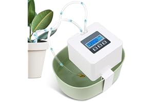 Landrip System nawadniania „zrób to sam”, system nawadniania do wnętrz, automatyczny zestaw nawadniający z wężem o długości 10 m, do rabatek, tarasów, balkonów lub roślin doniczkowych