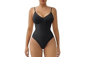 SHAPERX SAHPERX Body Reductor Mujer Adelgazante Shapewear Bodysuit Moldeadora y Reductora Control de Abdomen Body Shaper Con Almohadillas Extraíbles