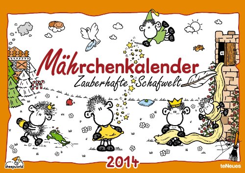 sheepworld Monatsplaner 2014: Mährchenkalender. Zauberhafte Schafwelt