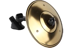 Car Air Vent Crash Cymbal, Mini -Auto -Crash Basin med Justerbar Arm för Streck