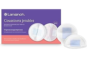 Lansinoh Blue Lock Lot de 100 coussinets d'allaitement Blanc