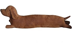 gaomin Chien Teckel Oreiller en Peluche, Mignon Animal en Peluche Jouet en Peluche, Mignonne Moelleux Confort Coussins en Peluche, Jouet en Peluche Doux Hug Corps Oreiller