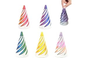 KPSRFG 5Pcs Spiral Cone Fidget Toy, Impossible Cone Fidget Toy, 3d Printed Spiral, Through Pyramid, Mini Vortex Thread Illusion, Fun Toys Anxiety Stress Relief