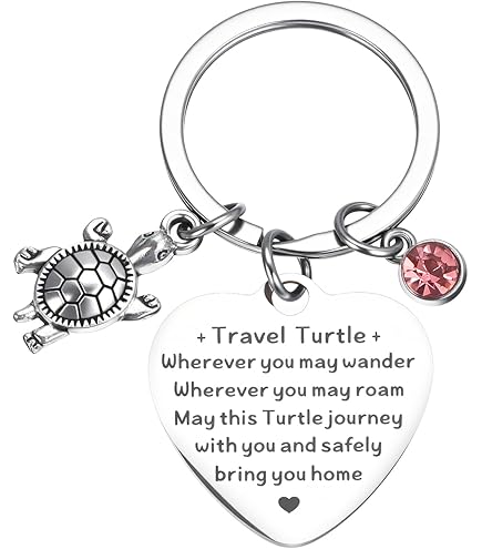 Porte-clés Tortue - Porte-bonheur - Cadeau - Porte-clés En