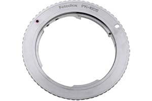 Fotodiox Pro Lens Mount Adapter Compatible with Pentax K Lenses on Canon EOS (EF, EF-S) Mount D/SLR Camera Body