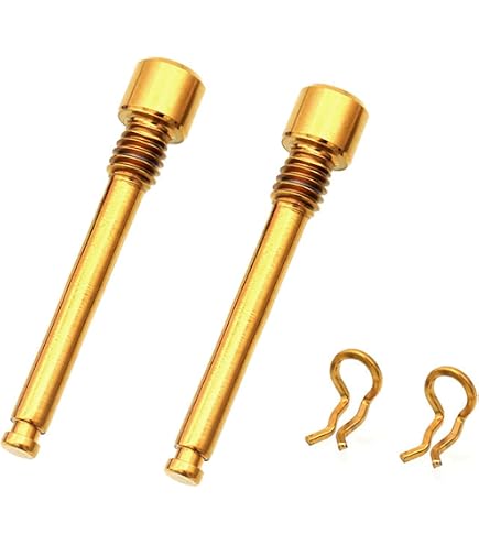 EMagTech Lot De 2 Vis D'Étrier De Frein Vélo Y8J798060 M4 Titane - Compatibles Shimano