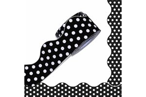 COPBOPWN 10M/Roll Corrugated Display Borders for School Classroom Decorations Black Border Rolls for Displays Border Rolls Corrugated Backing Paper Corrugated Cardboard Roll for Wall Displays School