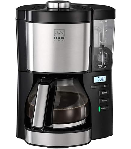 Melitta Cafetière filtre avec sélecteur d'arômes - Noire