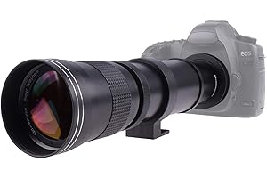 Fotga 420-800mm f/8.3-16 Super Telephoto Zoom Lens with 2X Teleconverter + T-EOS T2 T-mount Adapter for Canon EOS 5D Mark IV III II, 1D 1Ds 200D 7D 6D 5D Mark II, 90D 80D 70D 77D 850D 760D 750D 1500D