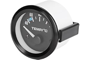Auto-Temperaturanzeige mit Sensor, DC 12 V, Auto-Wassertemperaturanzeige, Universelles Auto-Kühlmittelmessgerät, Digitales Wassertemperatur-Messgerät, 40–120 °C Gewinde für Sensor