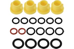 EMSea 20 szt. zestaw o-ringów kompatybilny z dyszą węża K2 K4 K5 K6 K7 zapasowa uszczelka o-ring 2.640-729.0 gumowa uszczelka akcesoria do myjki ciśnieniowej
