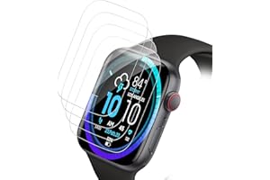 Simply Speakers 4 Stück für Panzerglas für Apple Watch 4/5/6/se 40mm Schutzfolie, Weich TPU Bildschirmschutz für Apple Watch SE 40mm Schutzglas, Anti-Öl Displayfolie für iWatch 6 40mm Displayschutz
