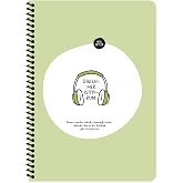 Keskin Color Hisli Şeyler A4 Kareli Spiralli Stickerli Defter Dinlenmek İstiyorum