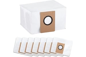 ALLOYTOOL Lot de 8 sacs d'aspirateur pour Ecovacs Deebot X1 Omni / X1 e Omni / T20 Omni Station d'aspiration Omni, 3 l, grande capacité, pièces de rechange
