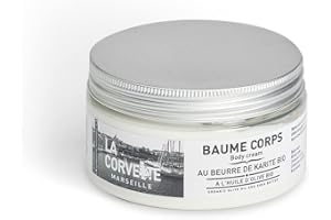 La Corvette Bálsamo Corporal con Manteca de Karité Bio & Aceite de Oliva Bio – Hidratación Intensa & Protección, Cuidado Nutritivo para Pieles Secas – 200 ml, Sin Parabenos ni Silicona