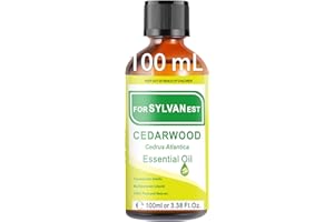 FORSYLVANEST Cedrowy Olejek Eteryczny 100ML, 100% Czysty Olejek Cedrowy, Do pielęgnacji skóry, dyfuzorów, aromaterapii, masażu, kąpieli i DIY (Cedar)