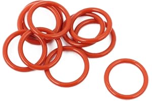 UXCELL sourcing map 10Stk Rot 13mm x 1,5mm Silikon Gummi Dichtung O Ring Abdichtung Hitzebeständig de