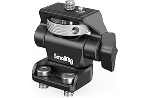 SMALLRIG Support de Moniteur de Caméra, Pivotant à 360° et Inclinable à 180°, Support Réglable avec Vis 1/4"-20 pour Moniteur 5" et 7" - 2904B